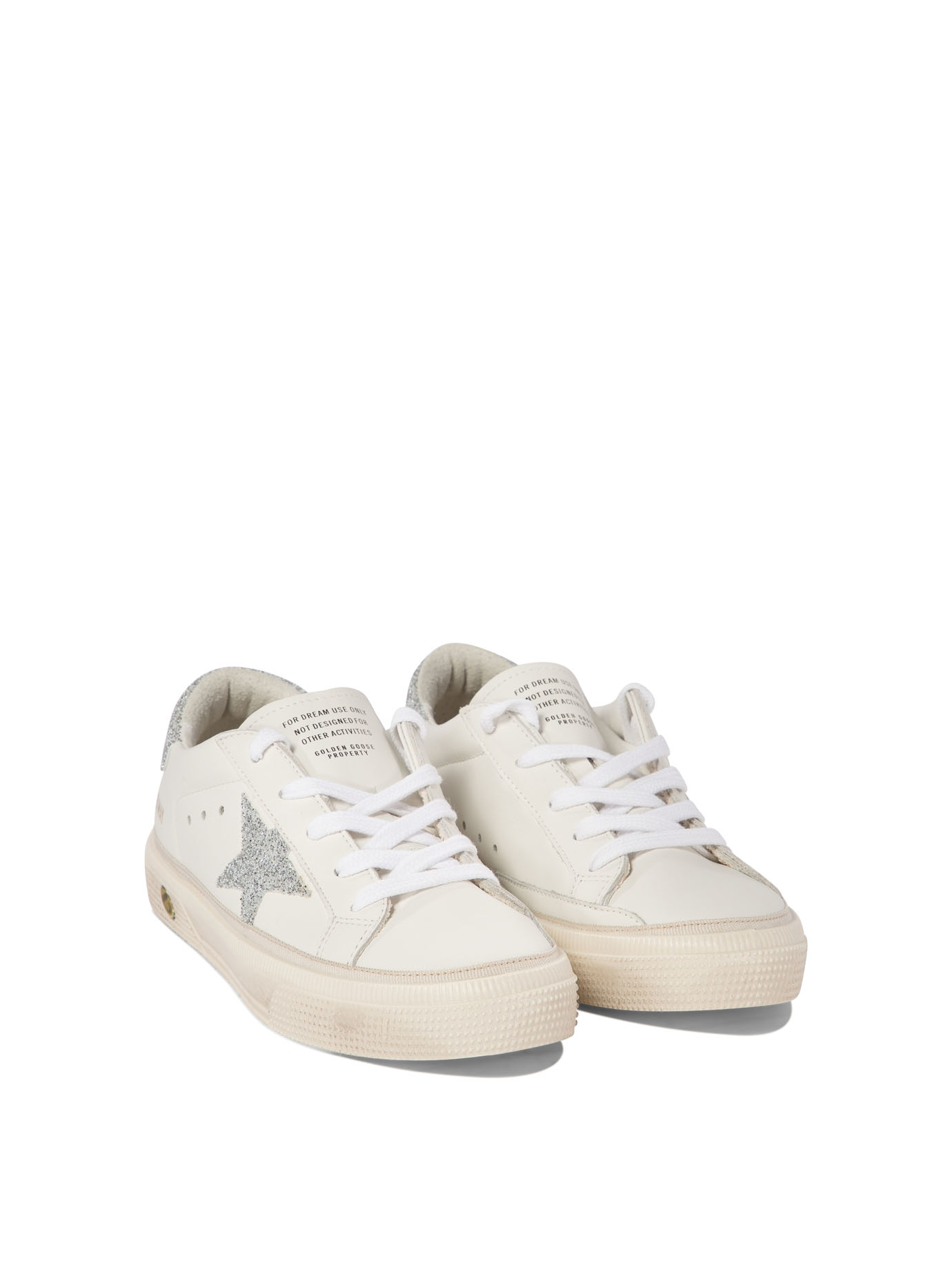 GOLDEN GOOSE KIDS White May sneakers